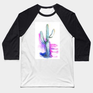 Sunset cactus Baseball T-Shirt